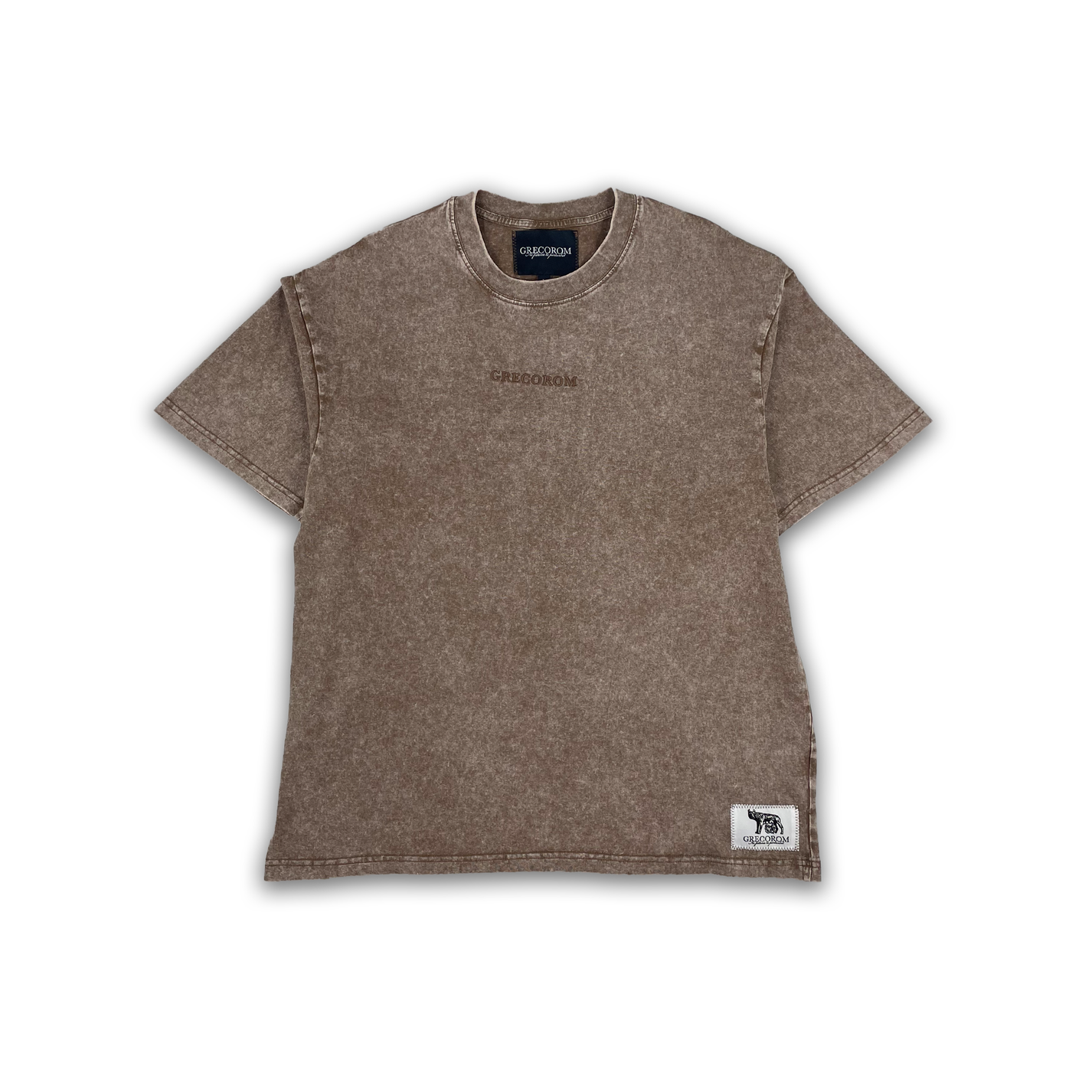 Brown Washed T-Shirt