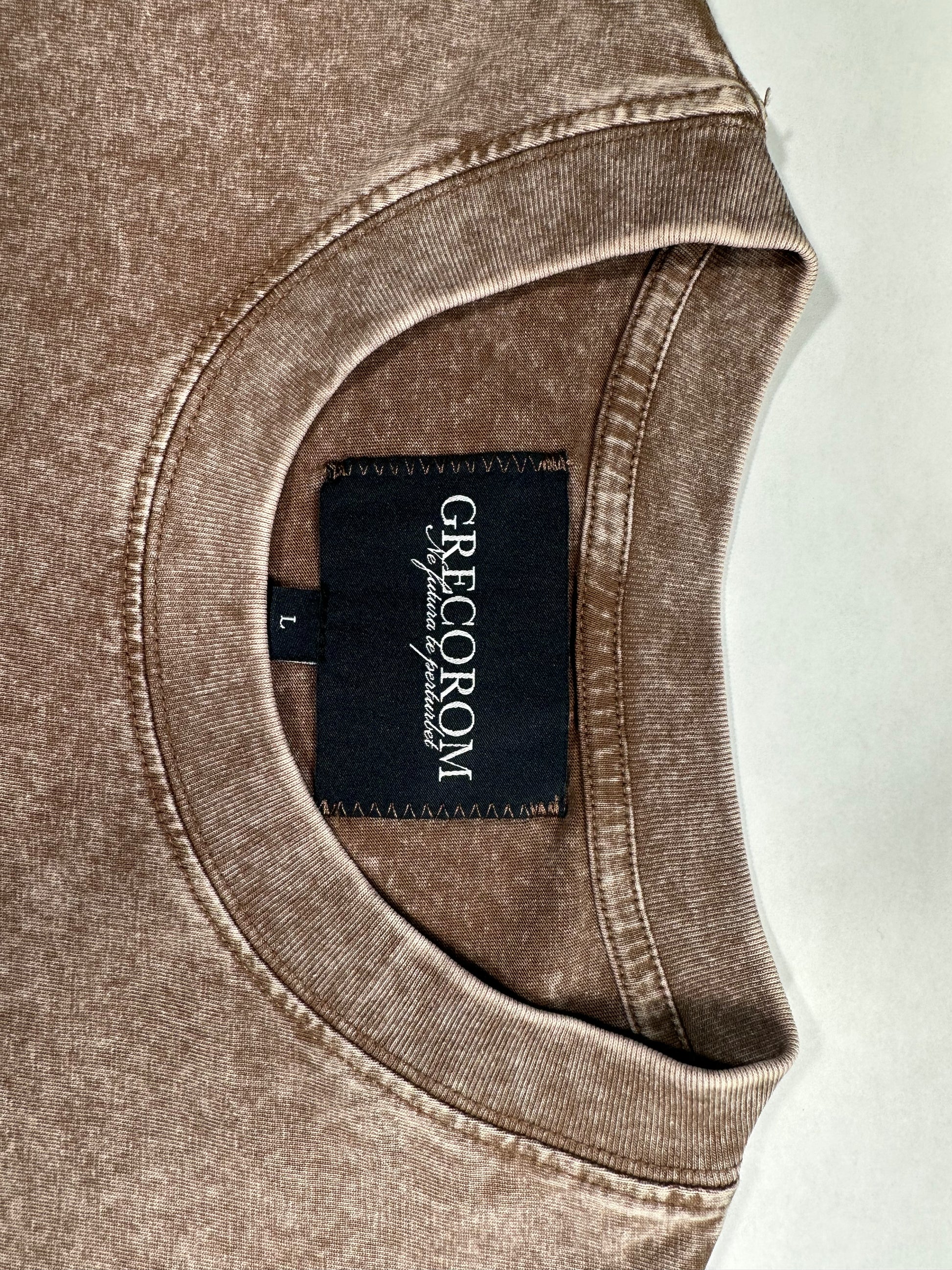 Brown Washed T-Shirt